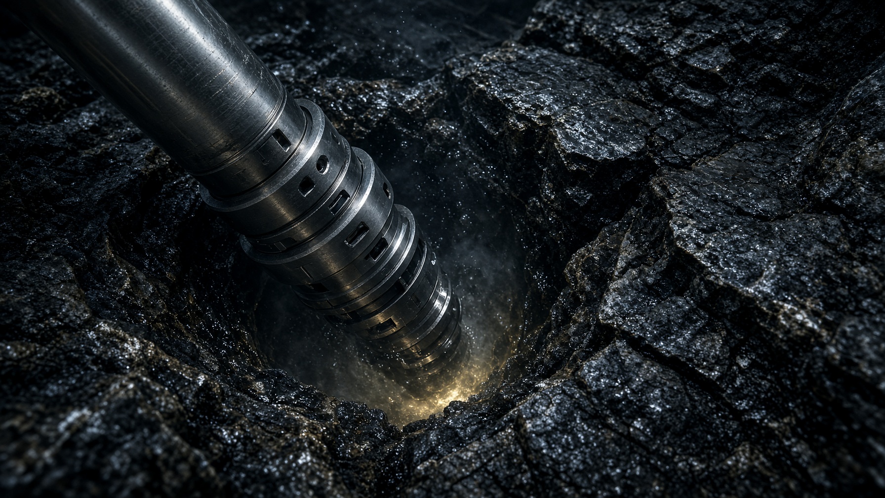 Titanium high-temperature drill stem